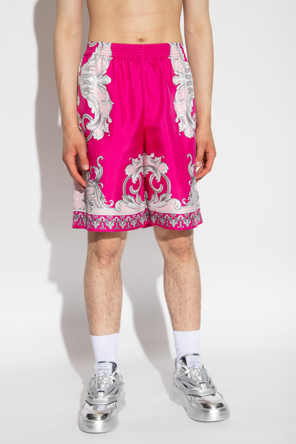 Versace silk sale shorts